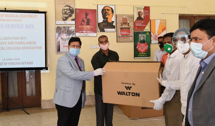 Walton hands over PPE for Sylhet hospitals