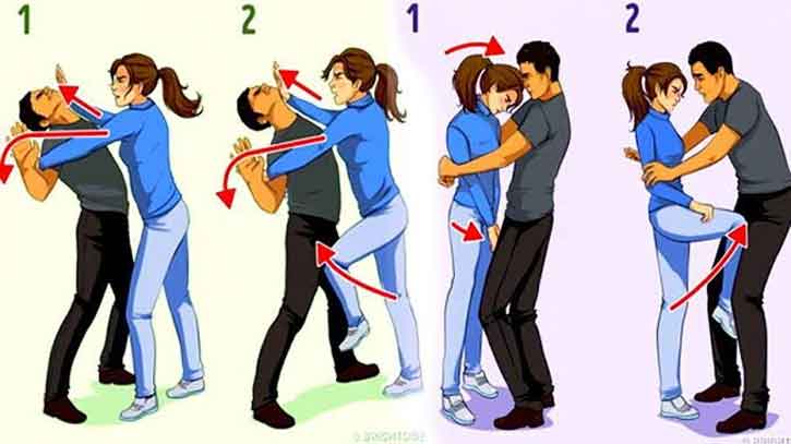 Some self-defence techniques for women