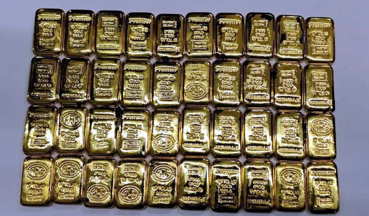 40 gold bars seized at Dhaka airport