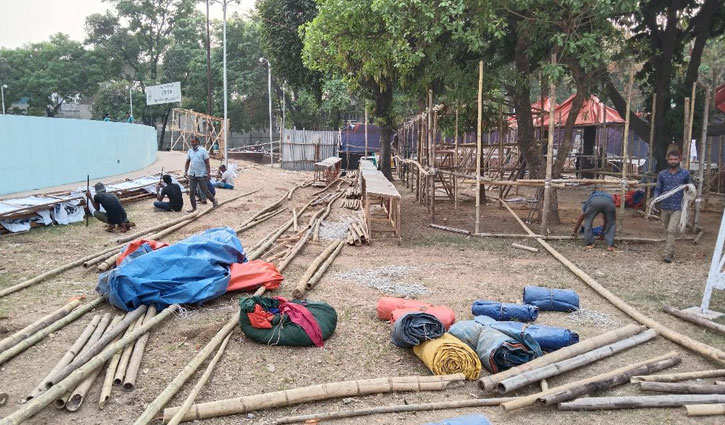 ৩ দি‌নেও পছন্দের জায়গায় যায়নি লিটলম‌্যাগ চত্বর 