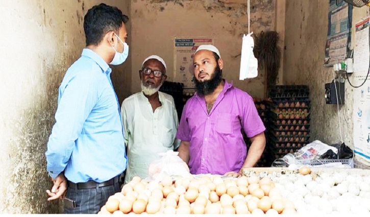 ব্রাহ্মণবাড়িয়ায় তিন ডিম ব্যবসায়ীকে জরিমানা