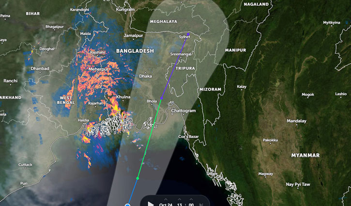 Cyclone Sitrang may hit Bangladesh coast this evening