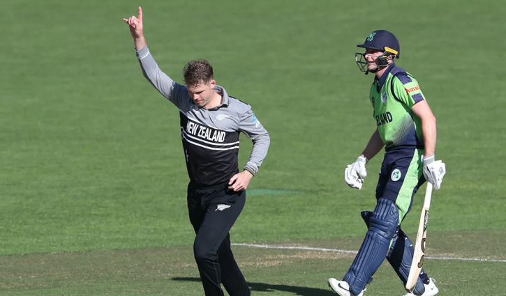 New Zealand beat Ireland by 35 runs