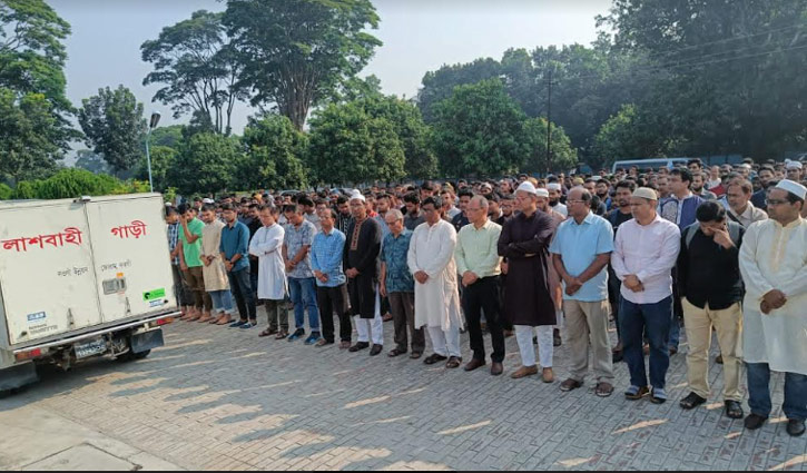 চোখের জলে রাবিতে শাহরিয়ারকে শেষ বিদায়