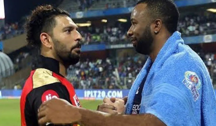 Yuvi is a class act: Pollard reacts to Yuvraj`s message