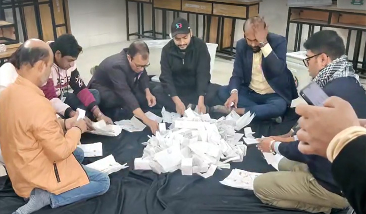 Vote counting underway