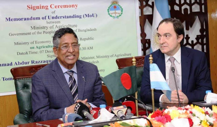 Bangladesh signs deal with Argentina for agricultural cooperation