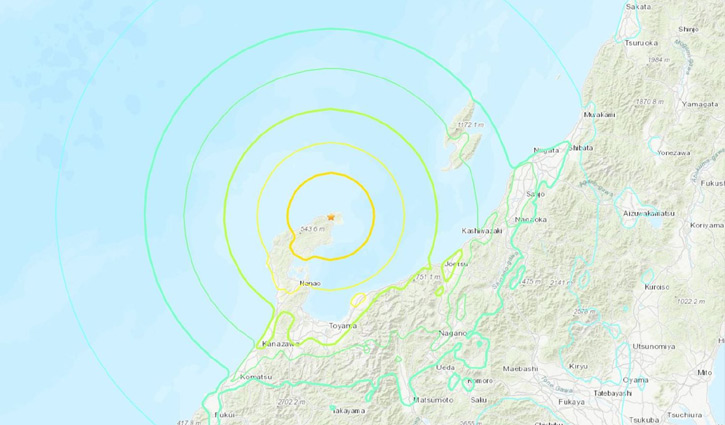 Tsunami warning issued as powerful earthquake hits Japan