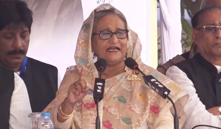 I’m daughter of Father of the Nation, I will never bow down to anyone: Sheikh Hasina