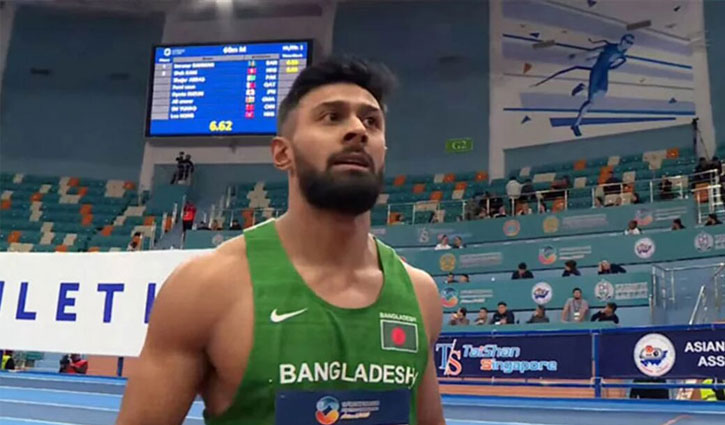 Imranur wins gold at Asian Indoor Athletics Championships