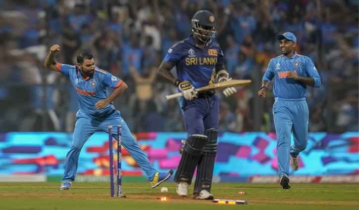 India defeat Sri Lanka by 302 runs