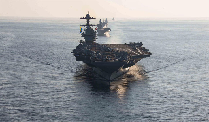 Second US aircraft carrier moved into Mediterranean