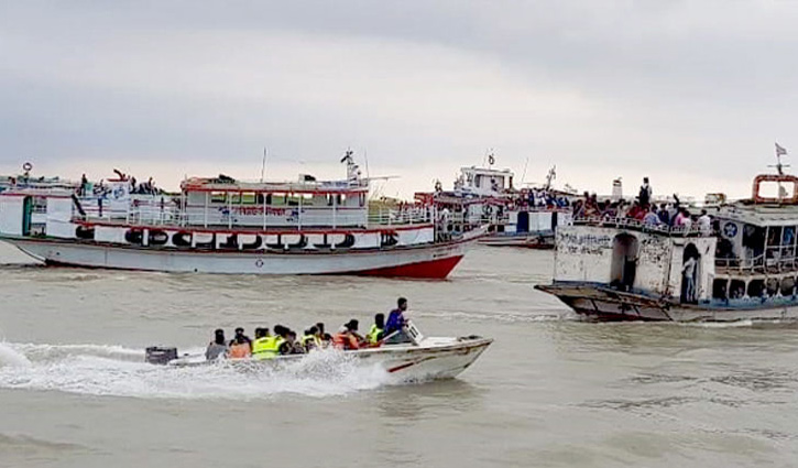 Operation of river vessels suspended