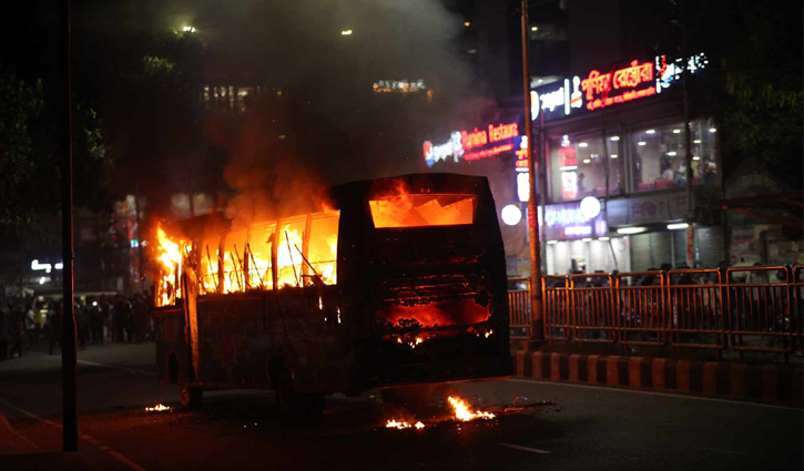 Three buses torched in capital