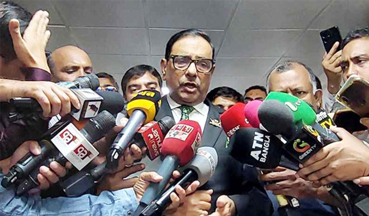 No scope for dialogue: Obaidul Quader