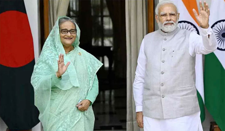 Sheikh Hasina, Modi jointly open three projects