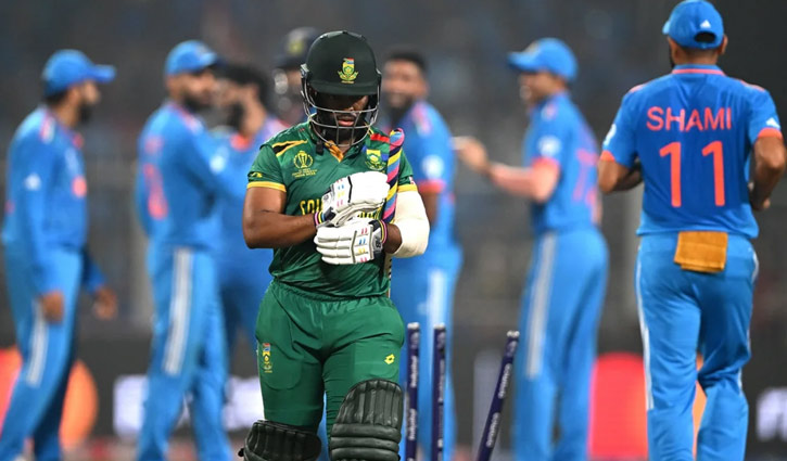 India defeat South Africa by 243 runs