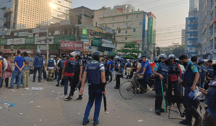 BNP’s grand rally halted, Kakrail-Nayapaltan battlefield