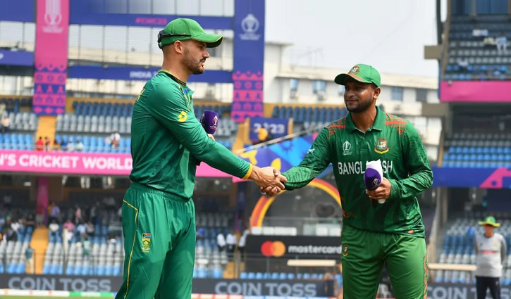 South Africa win toss, opt to bat against Bangladesh