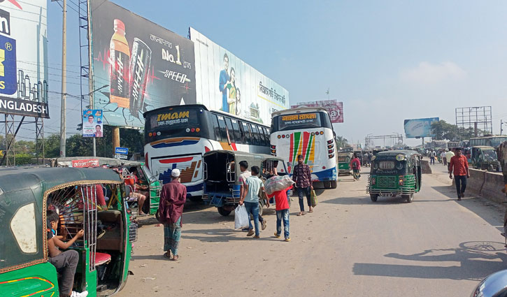 অবরোধের প্রভাব নেই ময়মনসিংহে