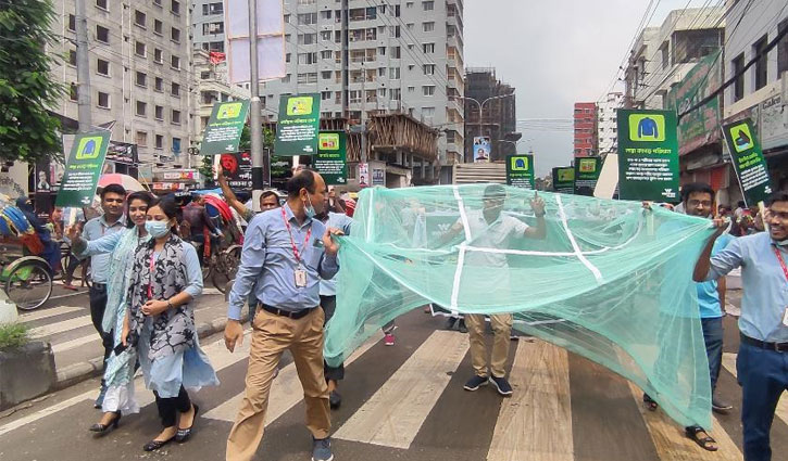 ডেঙ্গু সচেতনতায় ওয়ালটন প্লাজার র‍্যালি