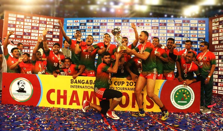 Bangladesh becomes Bangabandhu Cup Int’l Kabaddi champions