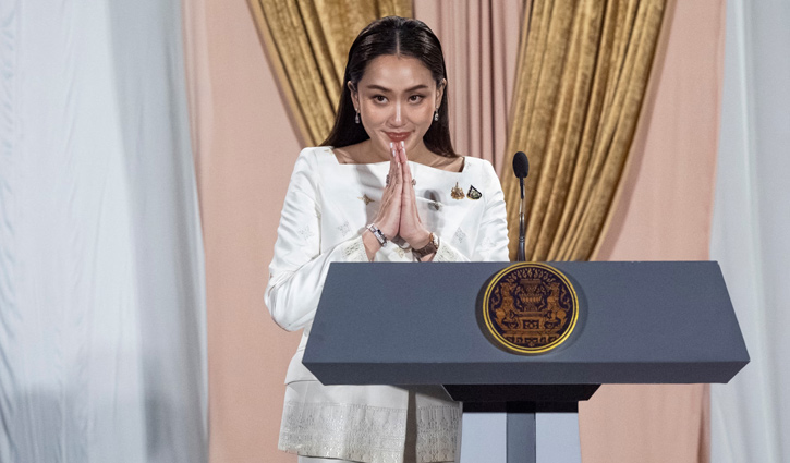 Paetongtarn sworn in as Thailand’s new PM