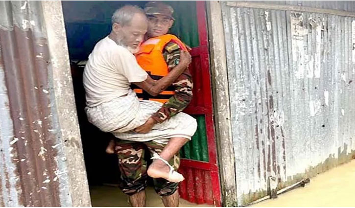 Army deployed in 6 districts to rescue flood victims