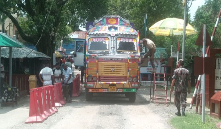 হিলি স্থলবন্দরে আমদানি-রপ্তানি শুরু  