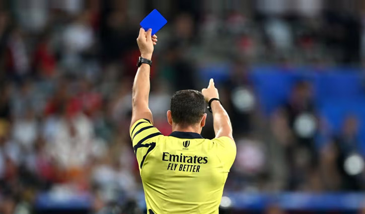 Revolutionary blue card set to be introduced to football