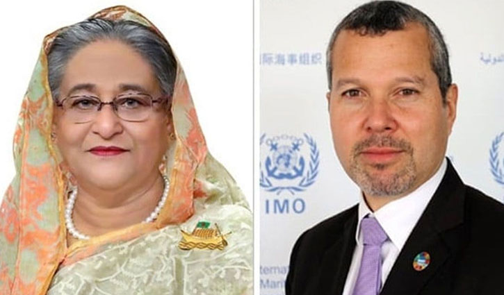 IMO greets Sheikh Hasina