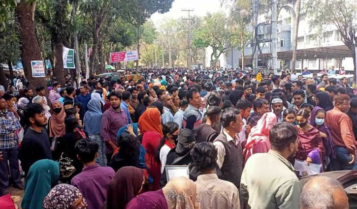 রাবি কেন্দ্রে ঢাবির ‘ক’ ইউনিটের ভর্তি পরীক্ষায় উপস্থিতি ৯১ শতাংশ