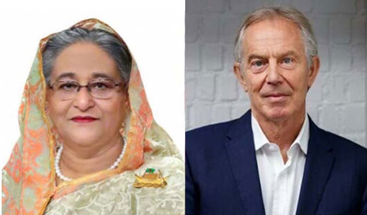 Tony Blair congratulates Sheikh Hasina on her reelection as PM