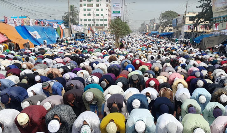 Bangladesh’s largest Jummah prayer held at Tongi