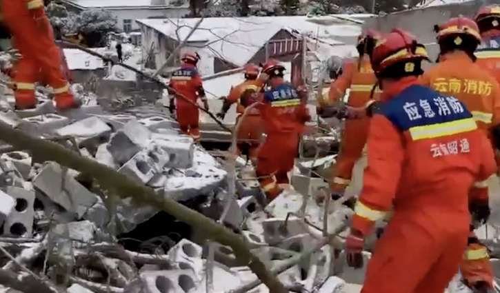 47 people buried in southwest China`s landslide