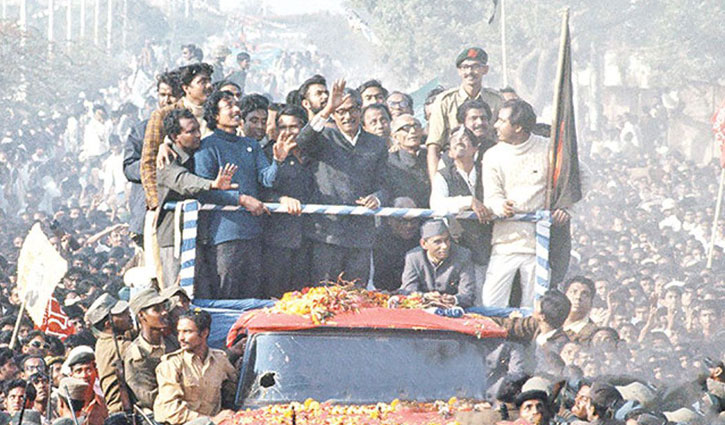 Bangabandhu`s Homecoming Day today