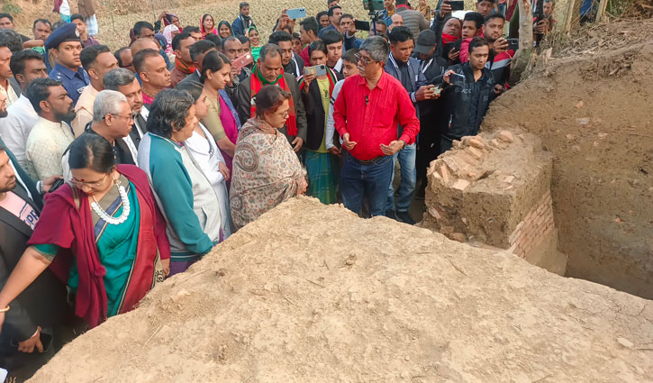 গাজীপুরের দরদরিয়ায় প্রত্নতাত্ত্বিক নিদর্শন আবিষ্কার