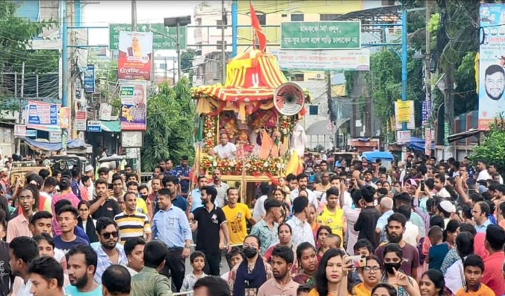 বগুড়ায় উল্টো রথযাত্রায় ছিল না সেই ‌‘চূড়া’