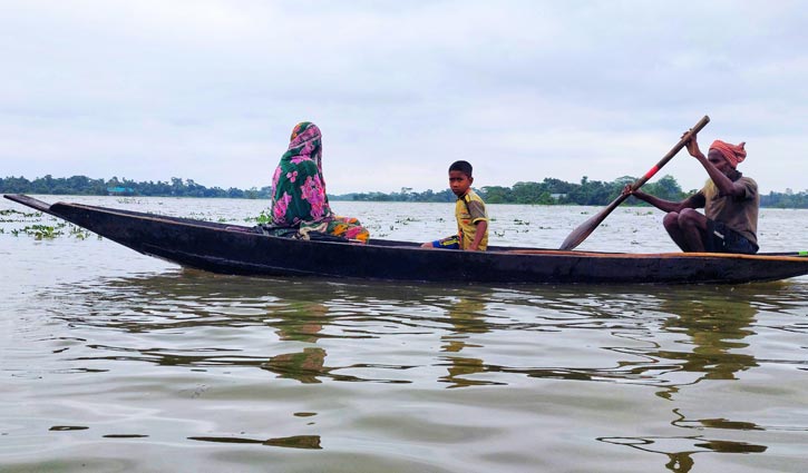 সুনামগঞ্জে ২৬০ মিলিমিটার বৃষ্টি, বাড়ছে নদীর পানি