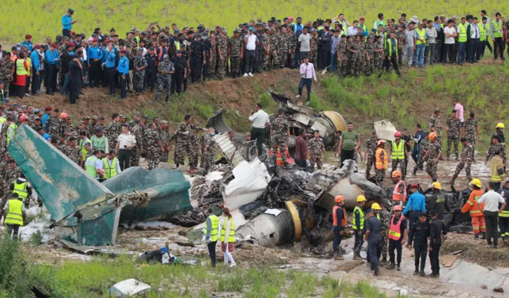 Plane carrying 19 people crashes during takeoff in Nepal