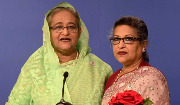 Sheikh Hasina lands in India