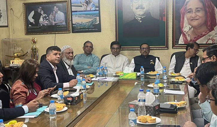 Prottoy scheme: Quader sits with university teachers