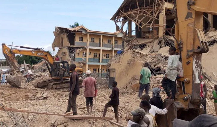 School building collapse in Nigeria leaves 12 dead