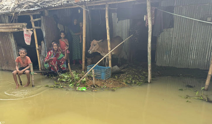 সিলেটের নদ-নদীর পানি আবারও বাড়ছে, দীর্ঘস্থায়ী হচ্ছে বন্যা