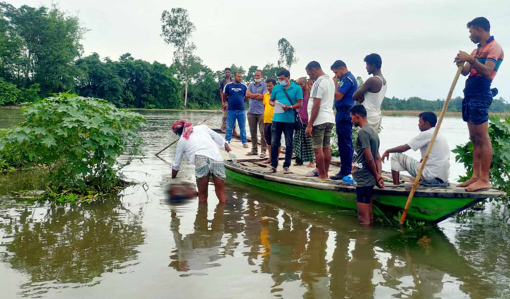 নদী থেকে হাত-পা বাঁধা নারীর মরদেহ উদ্ধার