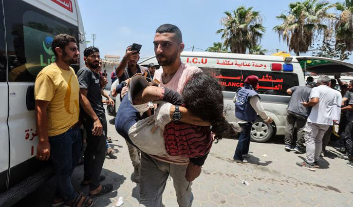 55 Palestinians killed in Israeli strikes on central Gaza