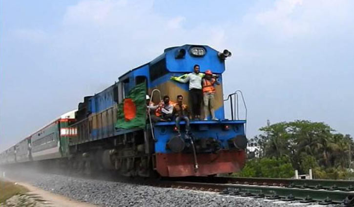 2nd-day train trial run on Bhanga-Rupdia route underway