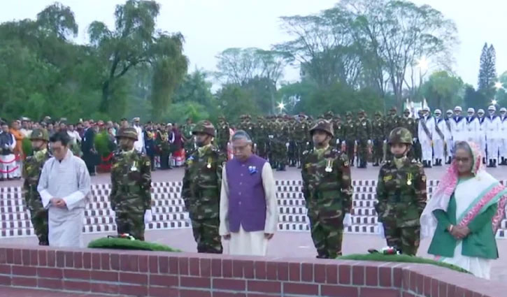 President, PM pay homage to Liberation War martyrs