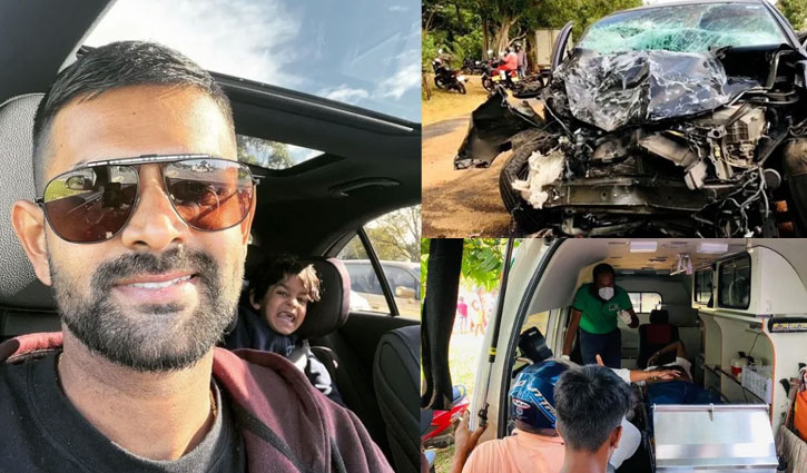 Ex-Sri Lankan cricketer Thirimanne injured in road crash