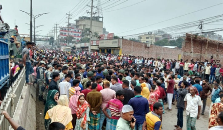 আশুলিয়ায় শ্রমিক-পুলিশ সংঘর্ষে আহত ৪